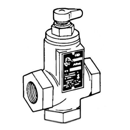 Bell & Gossett 107018 Flow Control Valve 125 PSI Pressure