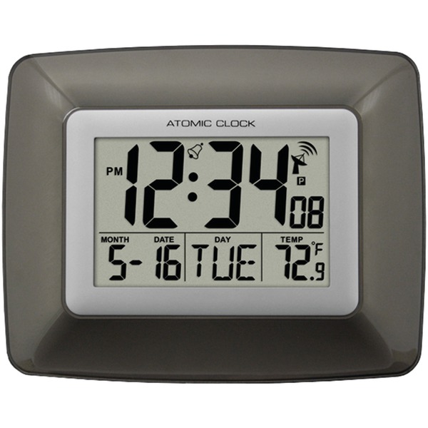 La Crosse Technology Ws-8008U Atomic Digital Wall Clock With Indoor Temperature