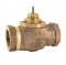 Barber Colman (Schneider Electric) VB-7214-0-4-10 Venta 2-Way Globe Valve Body Brass Trim Union 1-1/2" Sweat Normally Open 28Cv